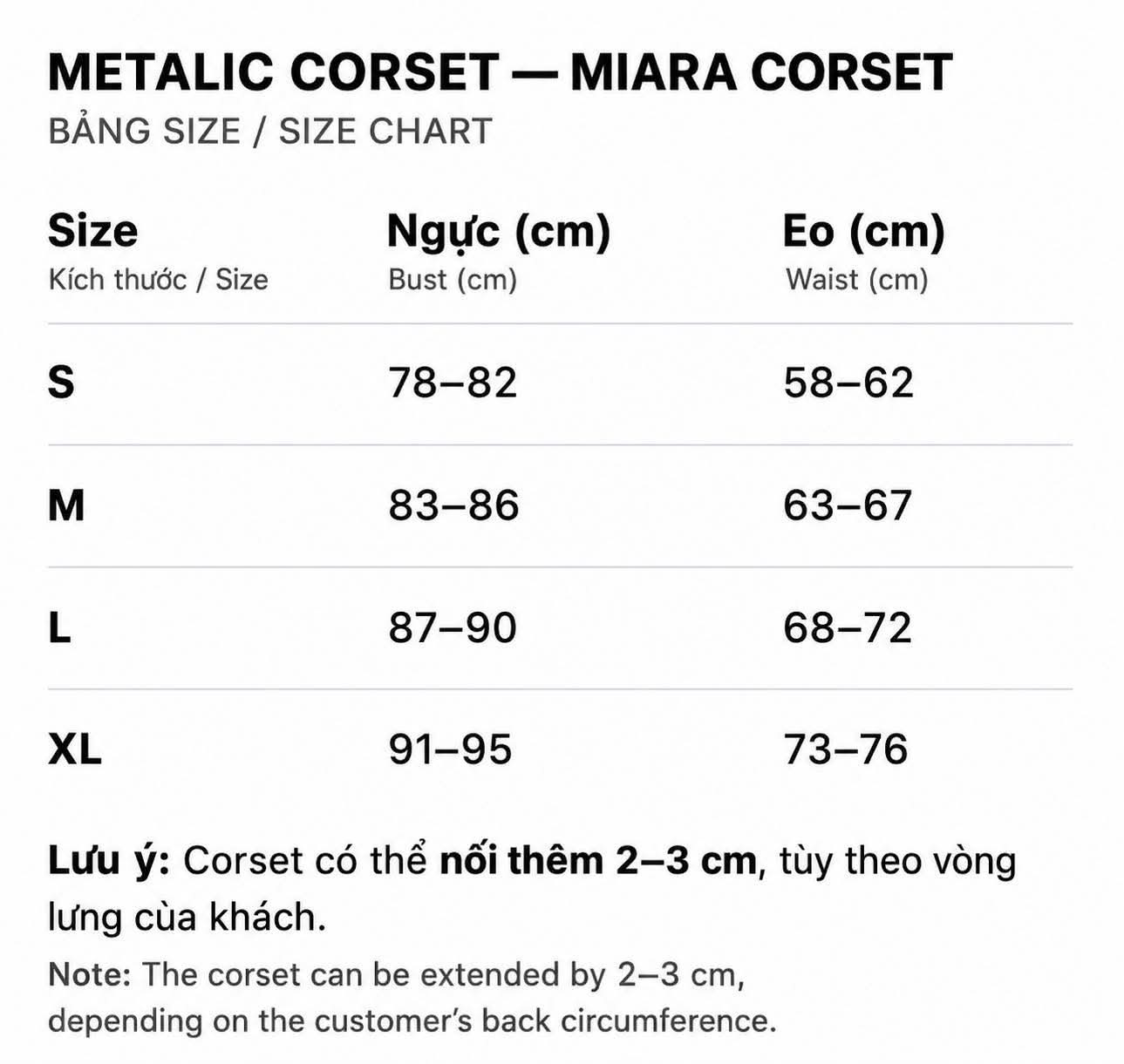 METALIC CORSET